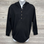 1/4 Button Pullover W/ Hood