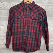 LS Button Up Flannel Plaid