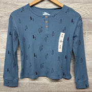 NEW Thermal Henley Shirt Lightning Bolts