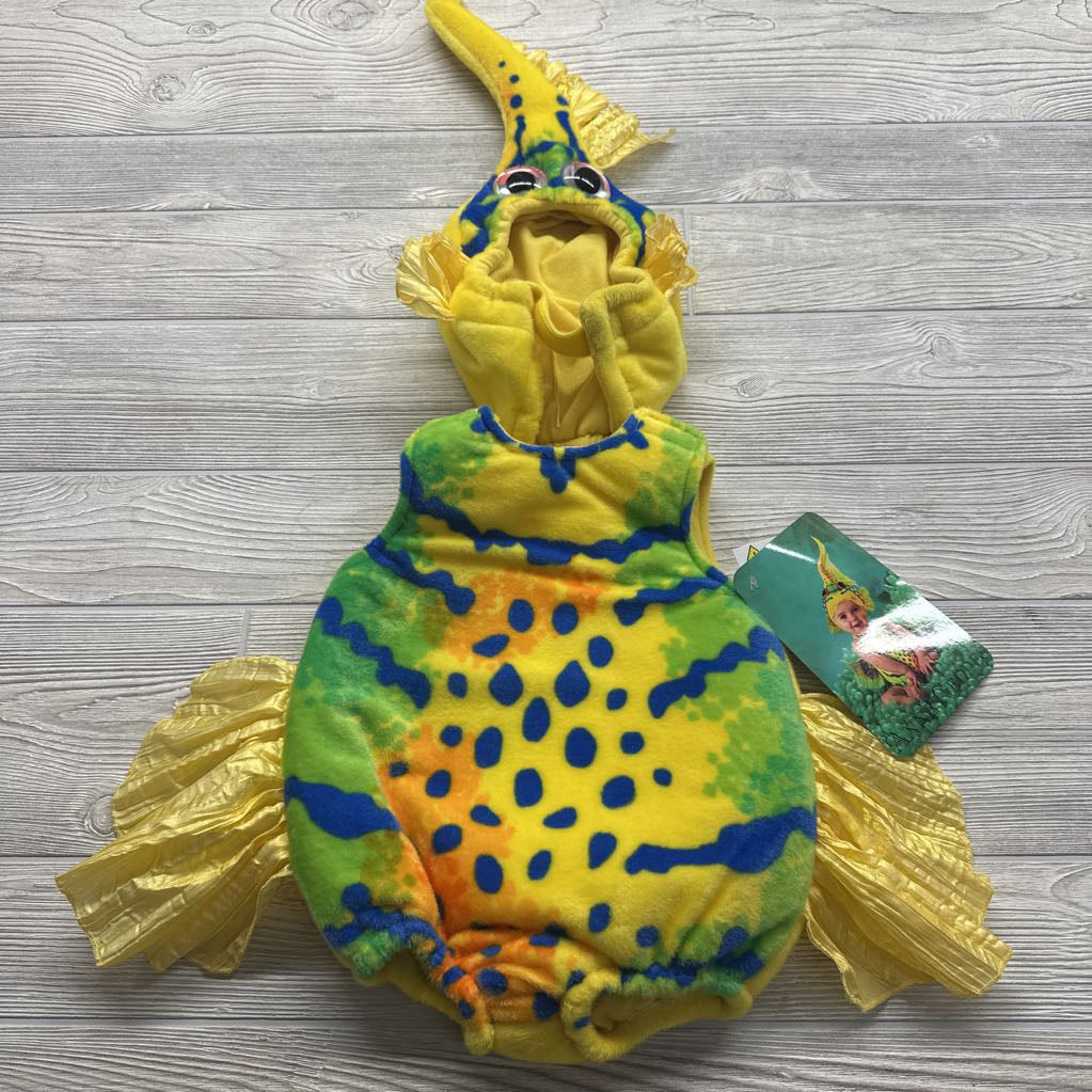 NEW Yellow Gobe Fish Costume