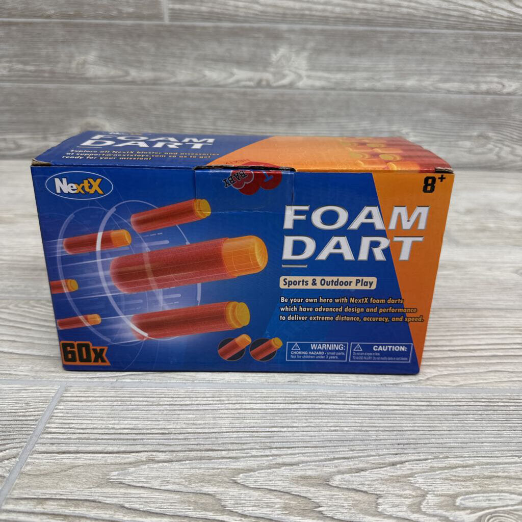 NEW 60 Pk Foam Darts