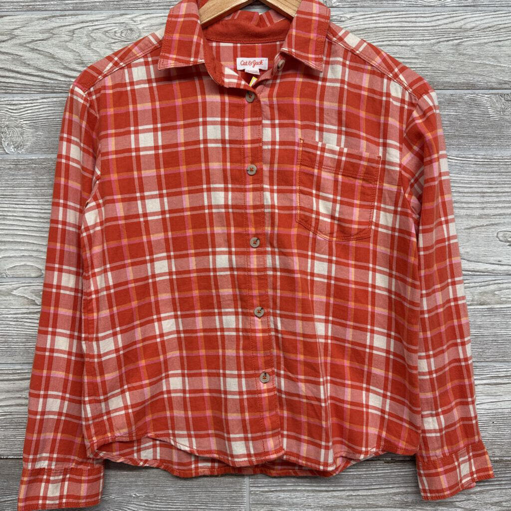 LS Button Up Plaid