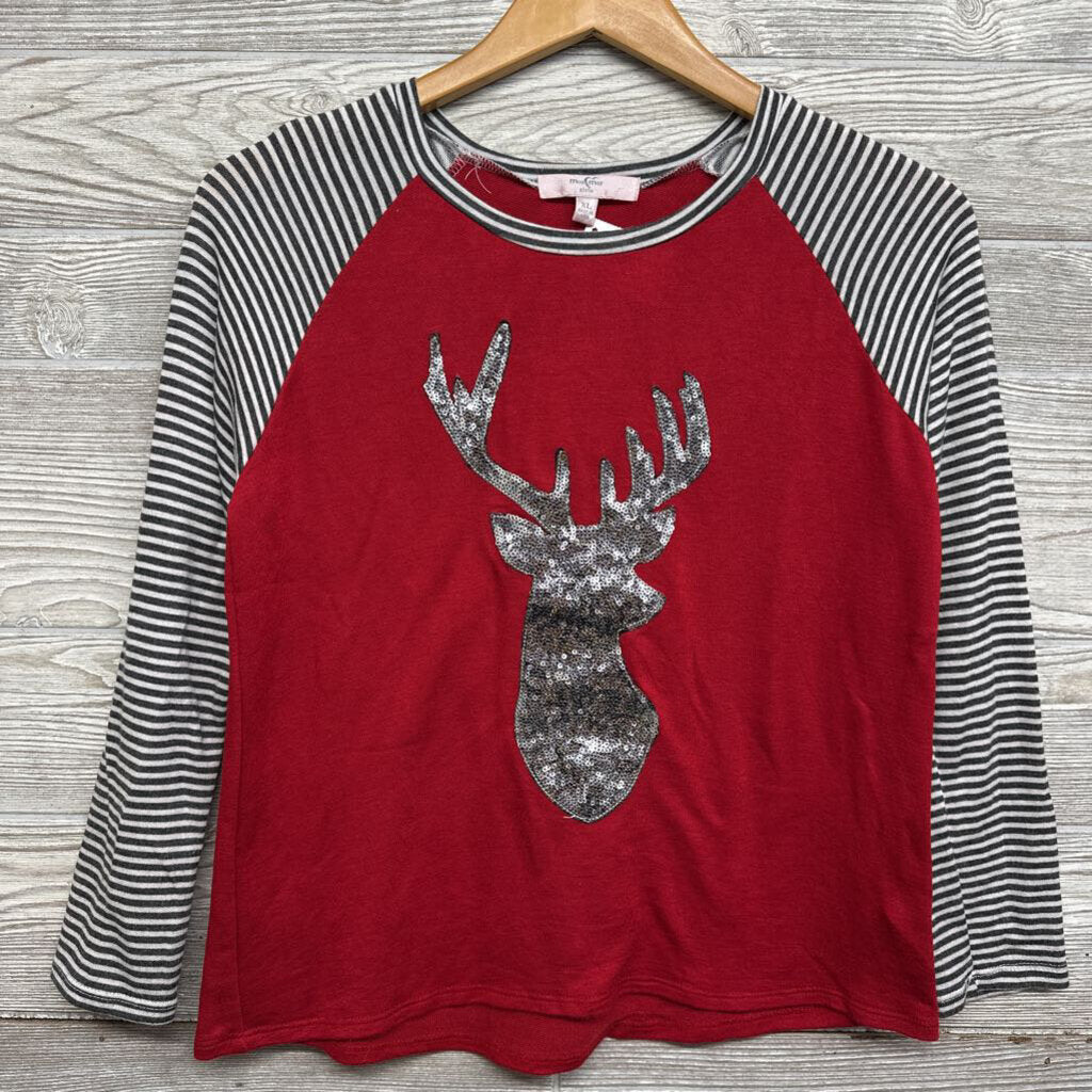 LS Shirt Sequin Reindeer