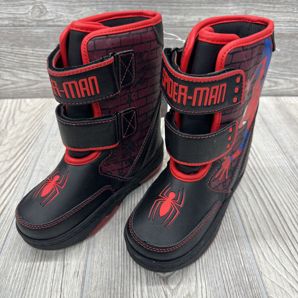 NEW Light Up Spiderman Snow Boots 11c