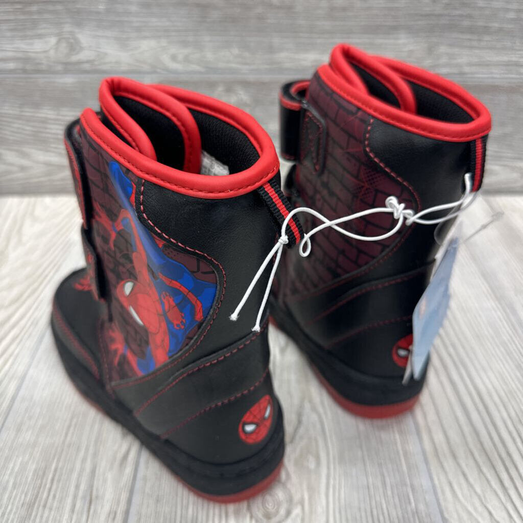 NEW Light Up Spiderman Snow Boots 11c
