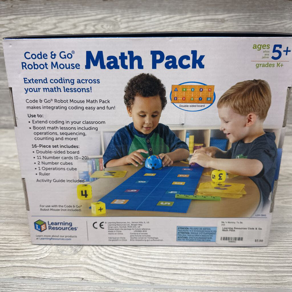 Code & Go Math Pack