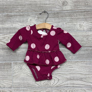 LS Skirted Bodysuit Dots