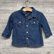 LS Denim Button Up Chest Pockets