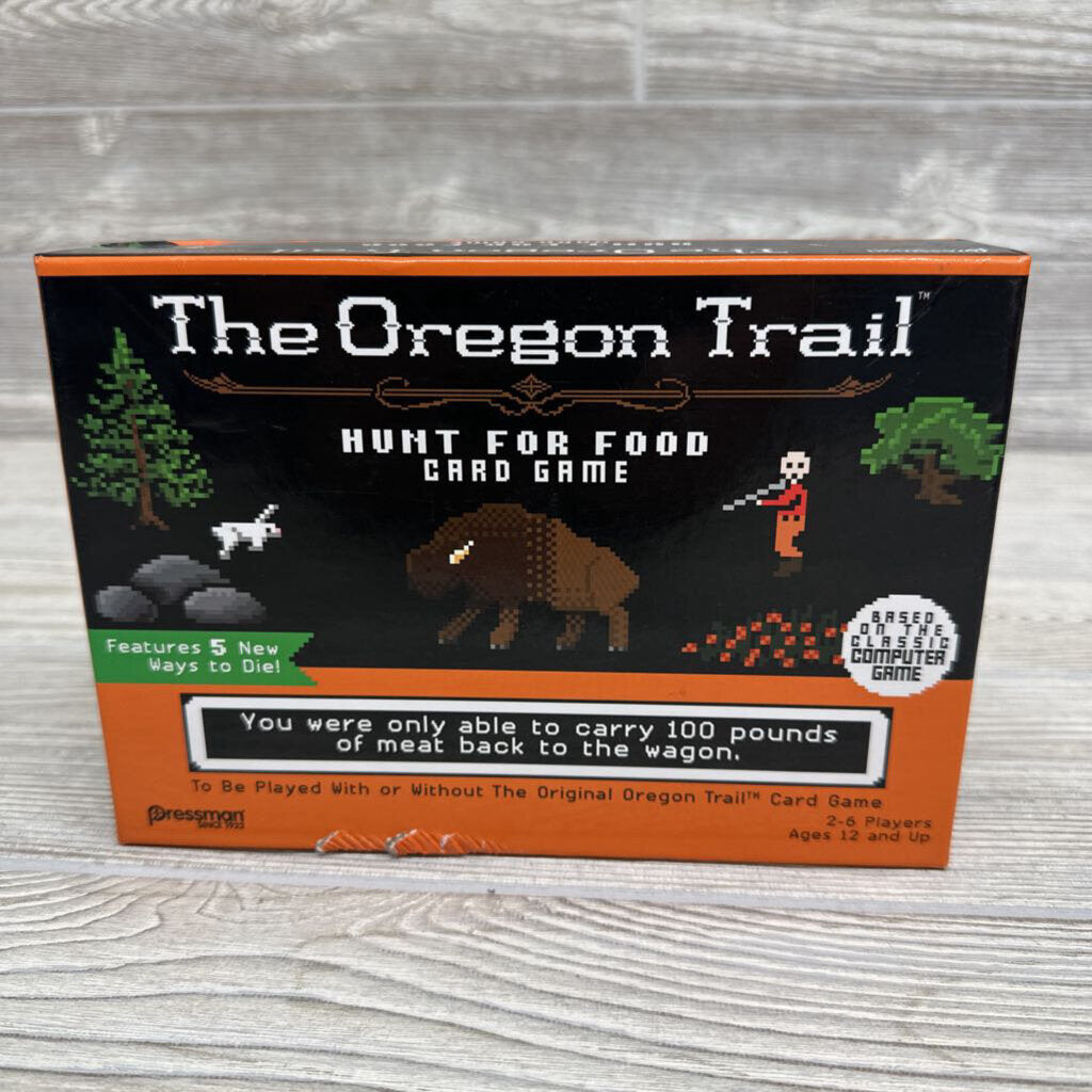 Oregon Trail Hunt For Food Card Game