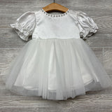 Tank Tulle Dress Beads Back Bow