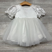 Tank Tulle Dress Beads Back Bow