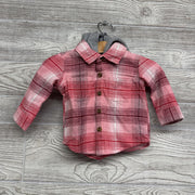 LS Button Up Flannel W/ Hood Plaid