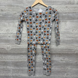 2 Pc LS PJs Candy Corn Ghosts
