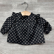 NEW LS Silky Blouse Dots