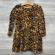 LS Velour Dress Animal Print *