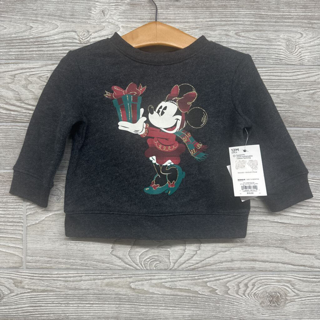 NEW Crewneck Minnie Mouse Presents 12m