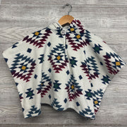 Fleece Poncho W/ Hood