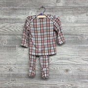 2 Pc LS Bamboo Outfit Plaid
