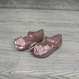 Velcro Jelly Mary Jane Shoes Flower