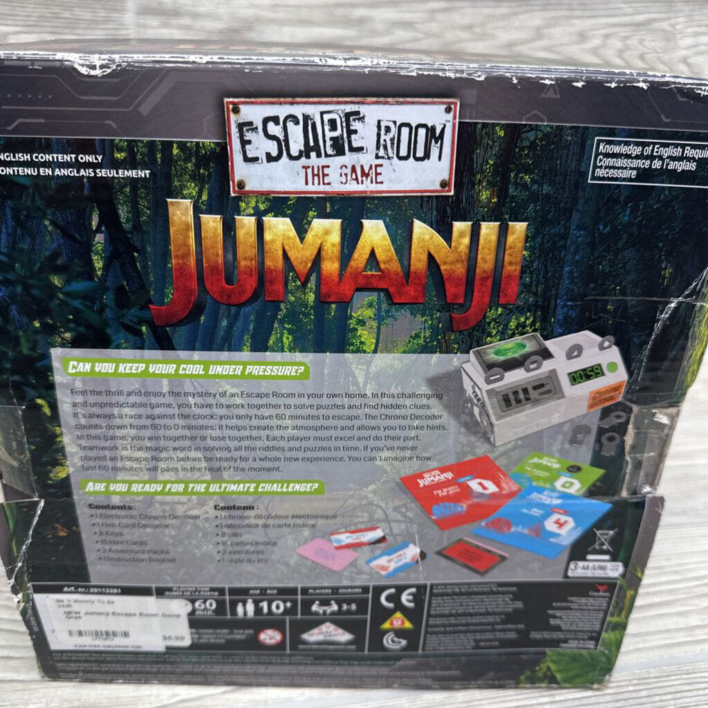 NEW Jumanji Escape Room Game