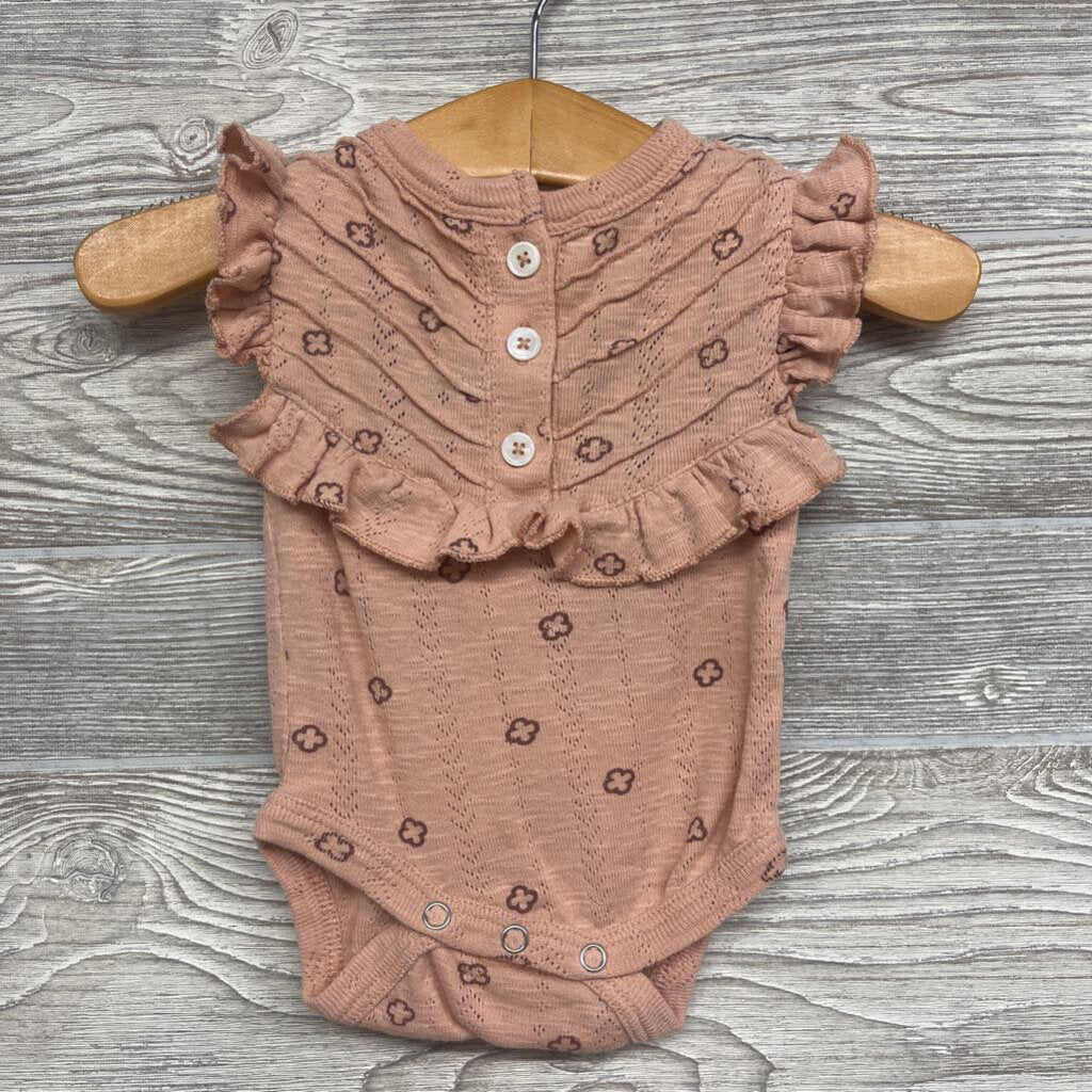 Bodysuit Ruffles Printed