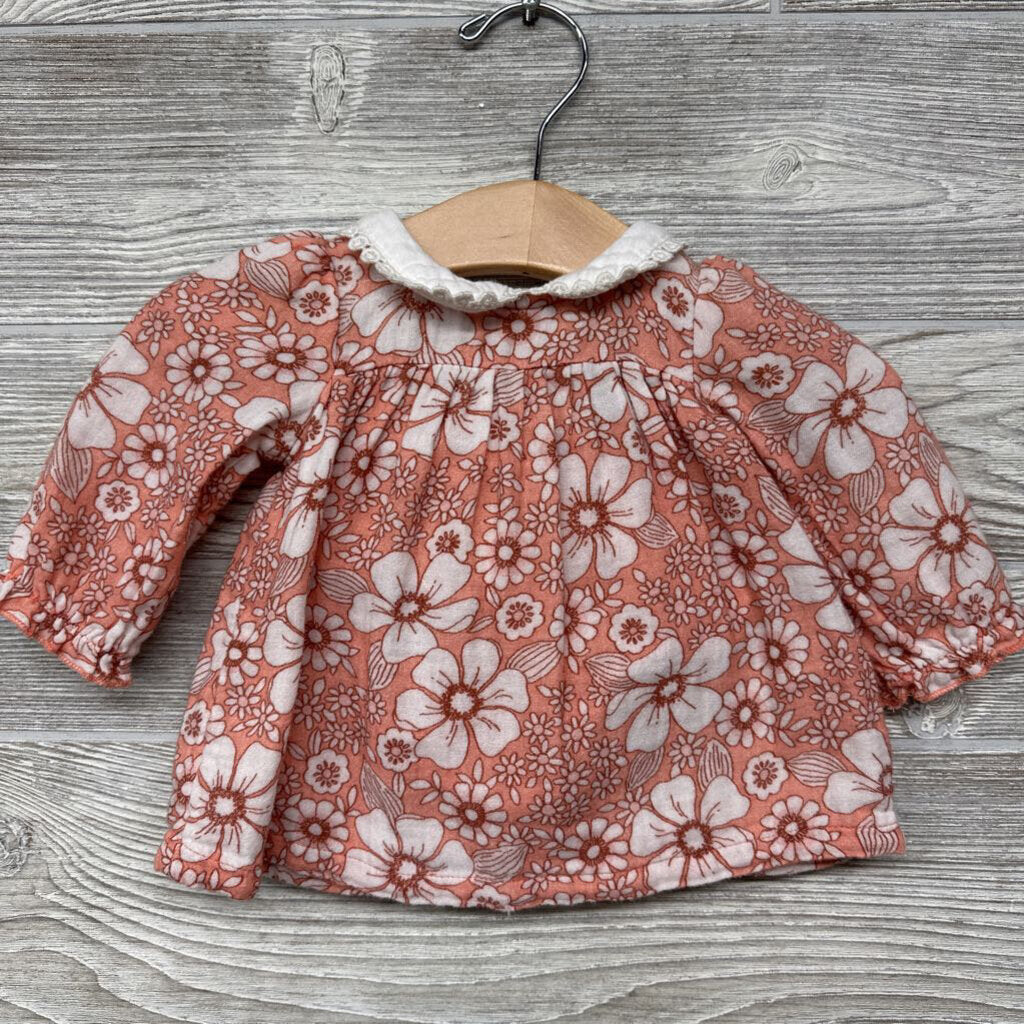 2 Pc LS Outfit Collar Flowers