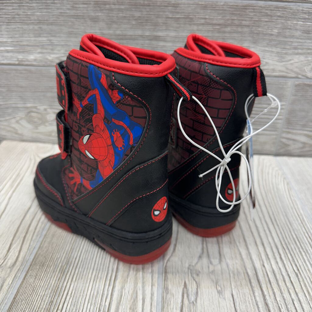NEW Light Up Spider Man Snow Boots