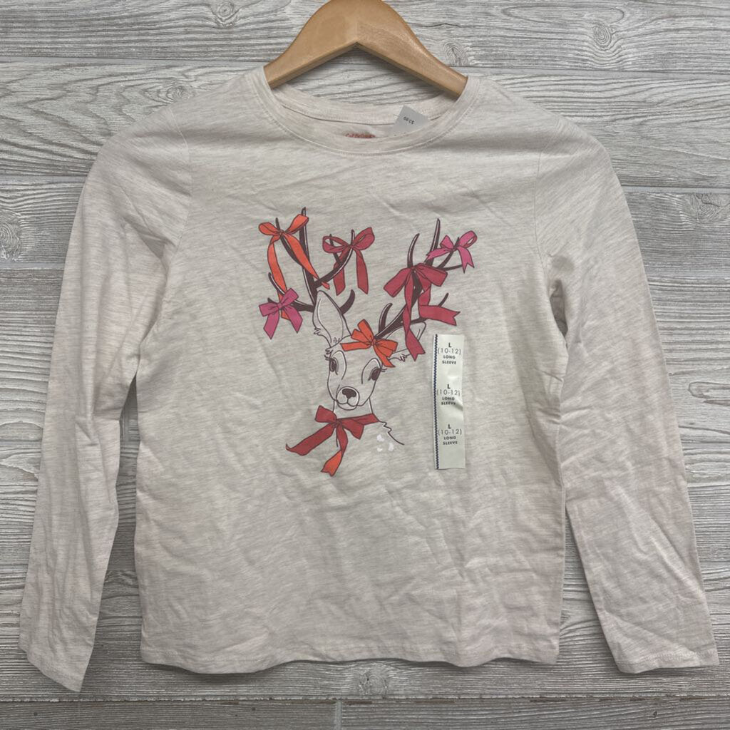 NEW LS Shirt Deer Bows 10-12