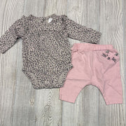 2 Pc LS Outfit Animal Print