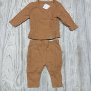 2 Pc LS Ribbed Outfit