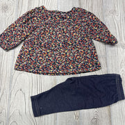LS Shirt & Leggings Flowers