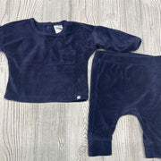 2 Pc LS Cord Outfit Chest Pocket