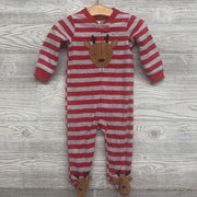 Blanket Sleeper Stripes Reindeer 9m