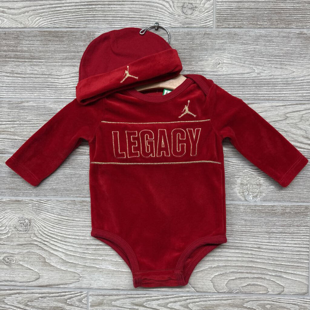 Velvet Legacy Bodysuit & Pants W/ Hat 0-6M