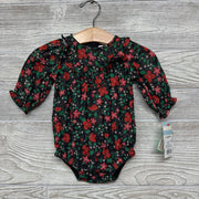NEW LS Bodysuit Stripes Flowers