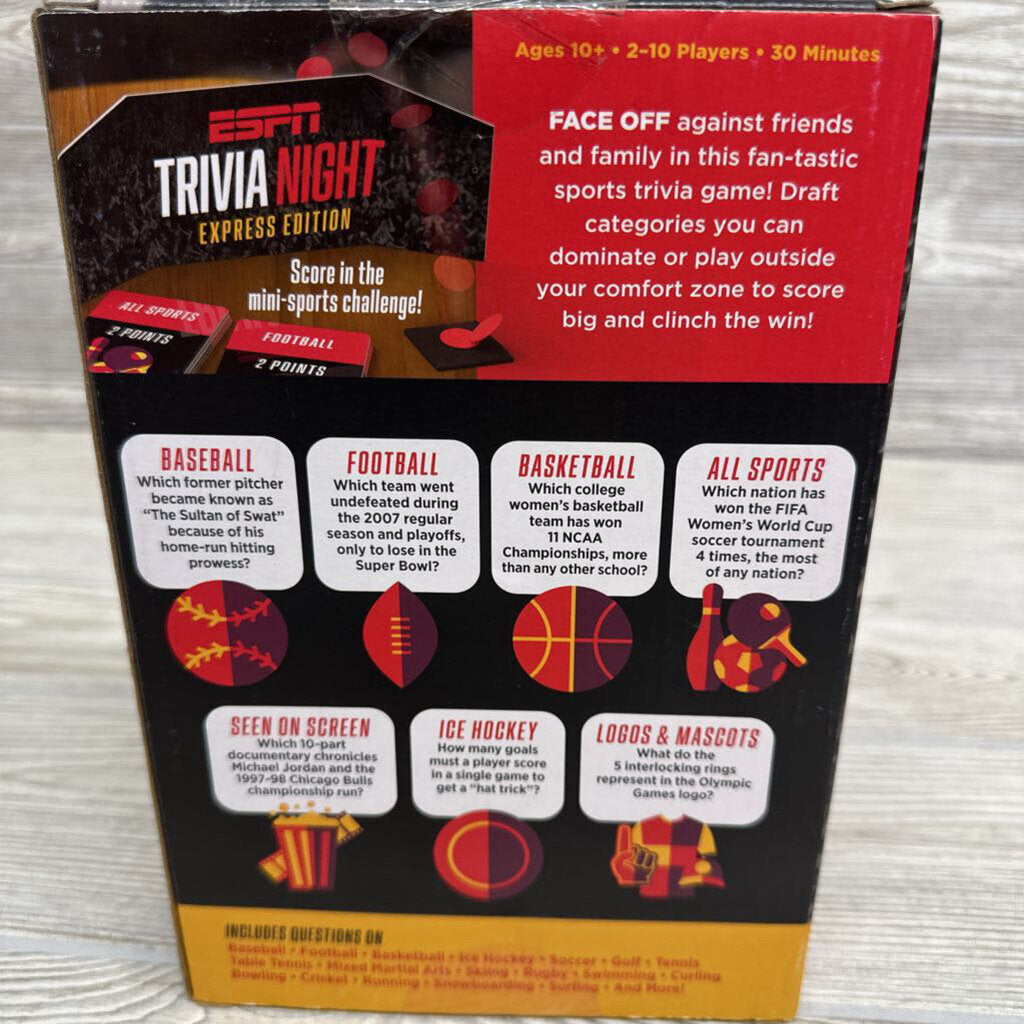 NEW ESPN Trivia Night