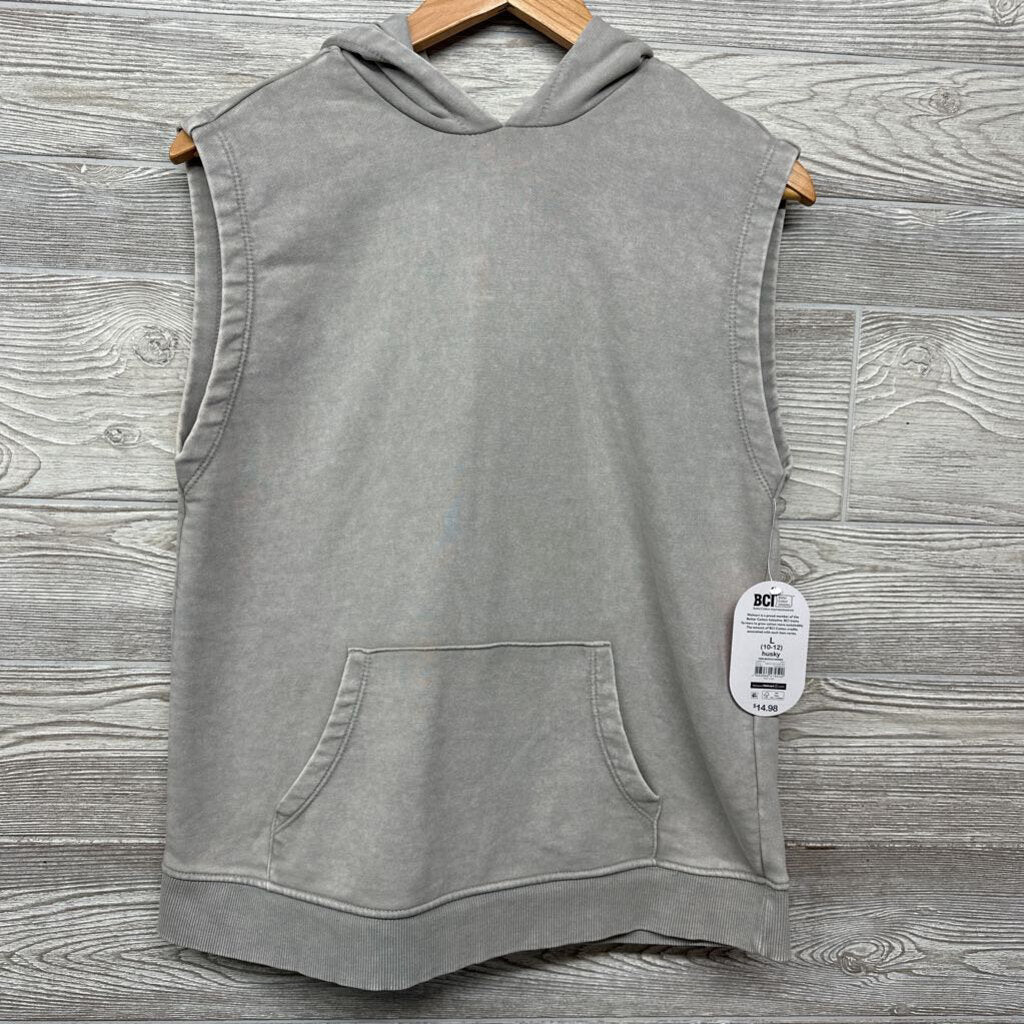 NEW Sleeveless Hooded Shirt