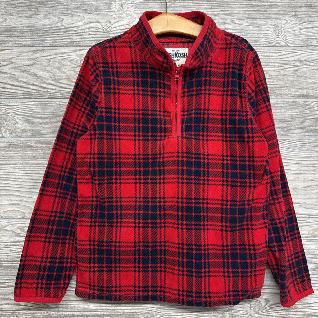 1/4 Zip Plaid Pullover