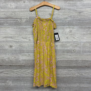 NEW Tank Smocked Dress Leaves