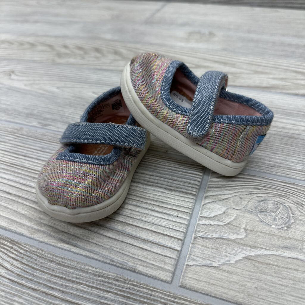 Velcro Shoes Metallic