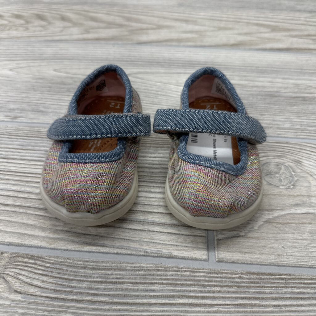 Velcro Shoes Metallic