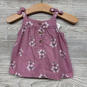 Tank Top Flowers Buttons