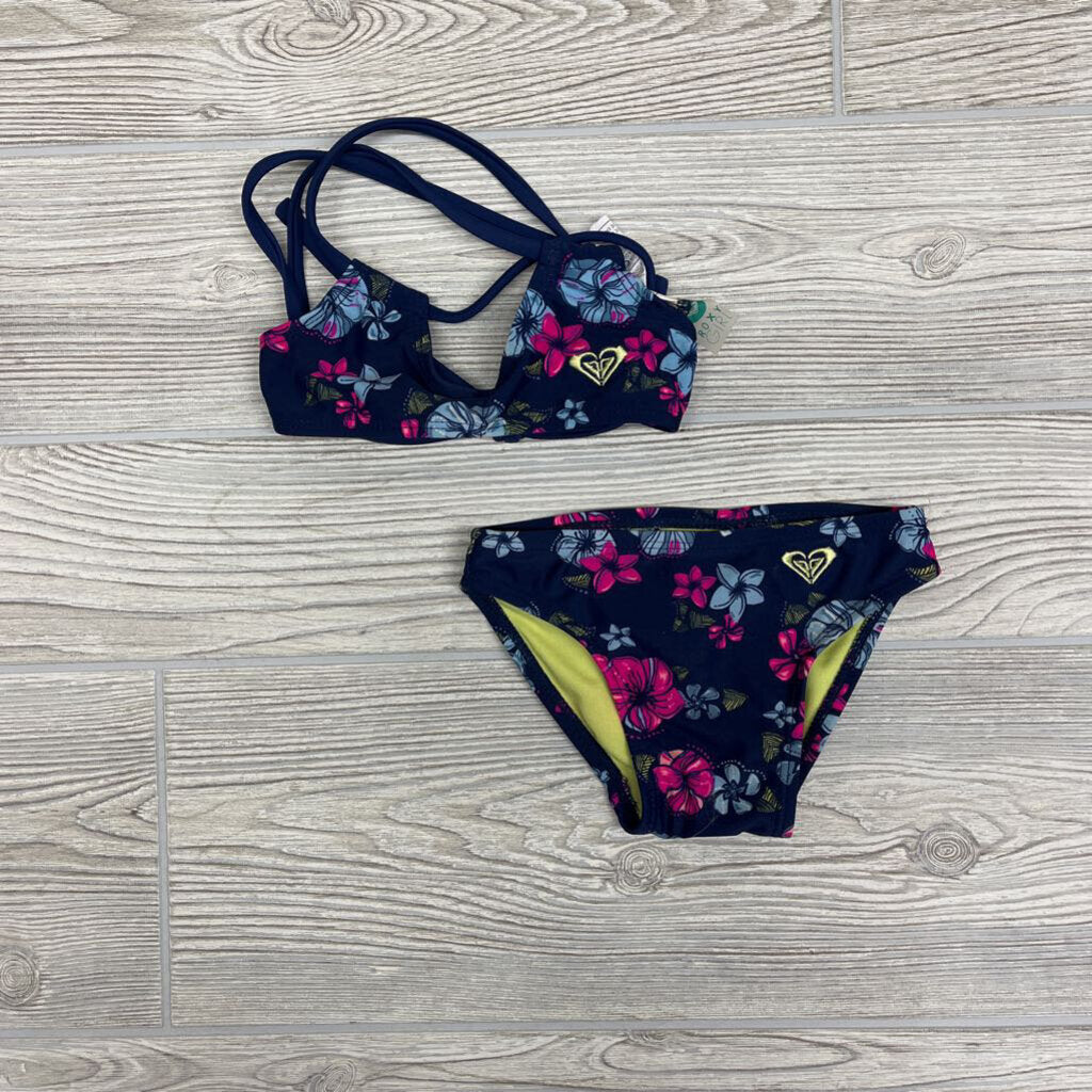 2 Pc Swimsuit Flowers