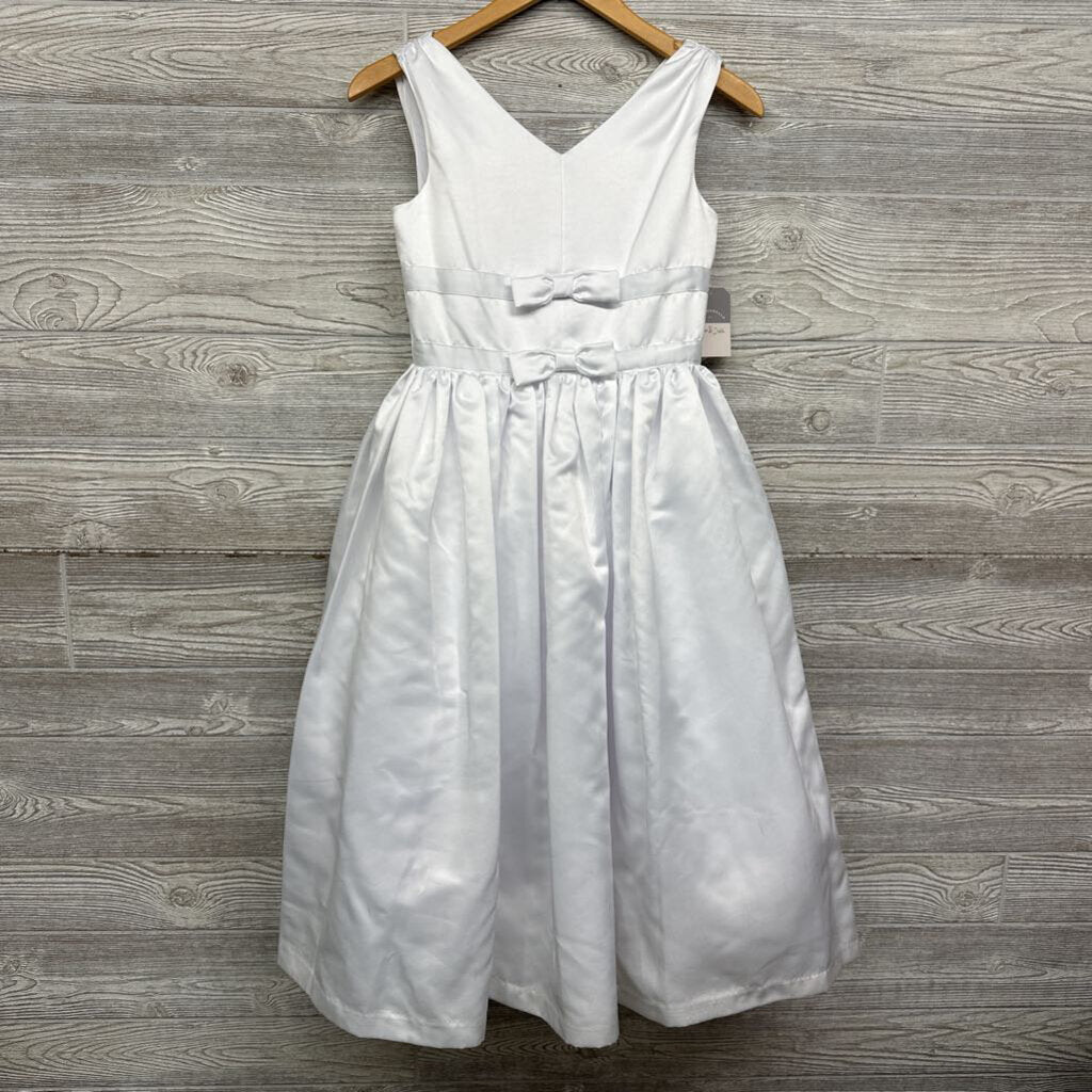 NEW Satin Dress Double Bow