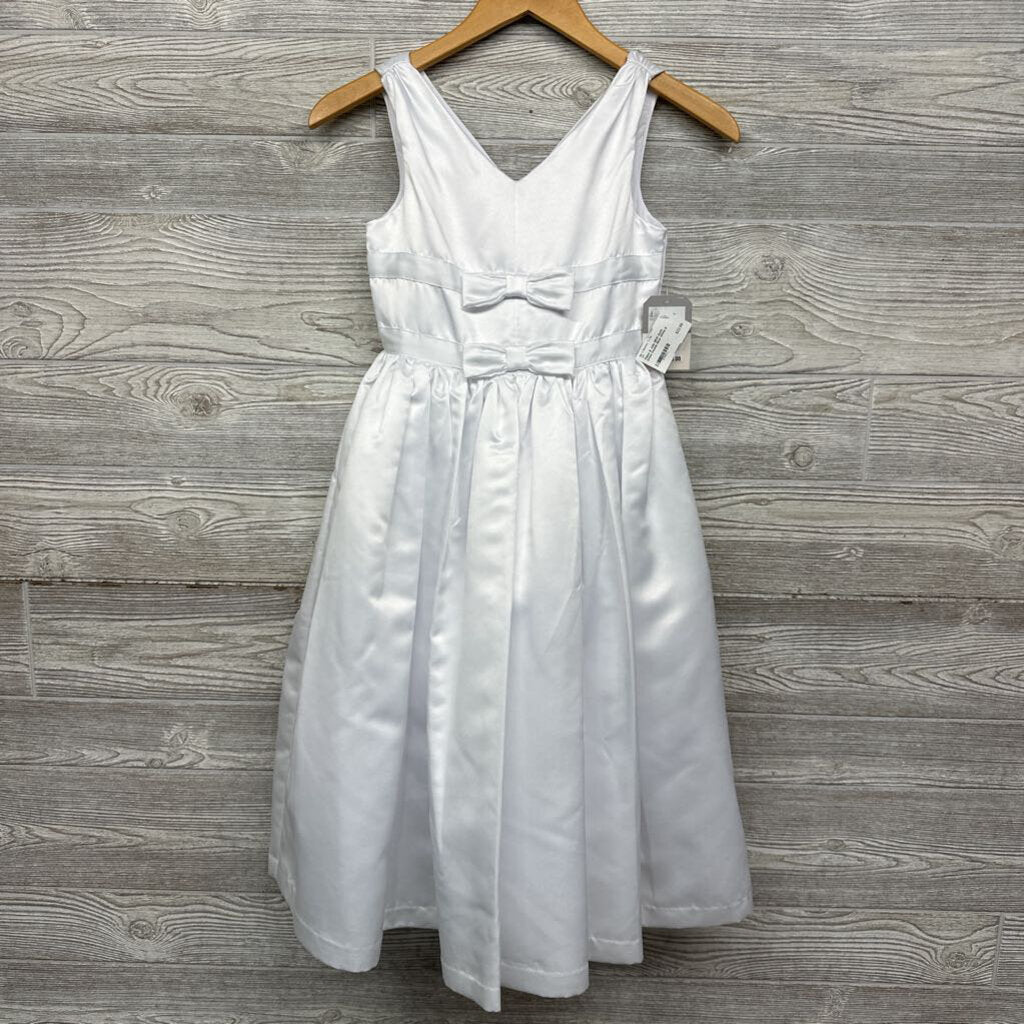 NEW Satin Dress Double Bow