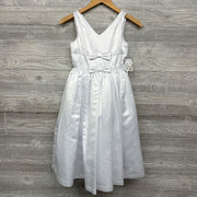 NEW Satin Dress Double Bow