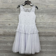 NEW Lace Layered Tulle Dress Flowers