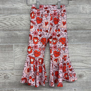 Flare Pants Hearts Flowers