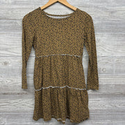 LS Tiered Dress Animal Print