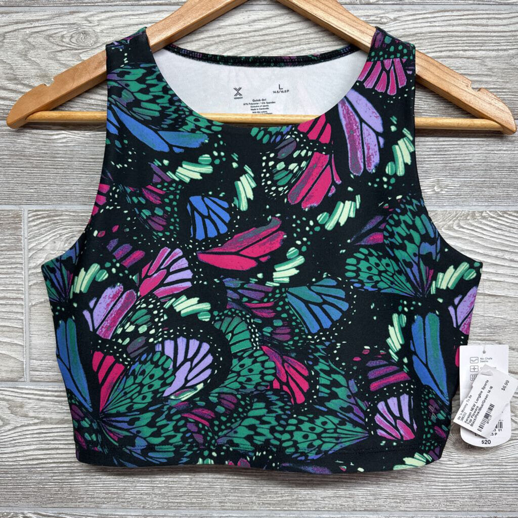 NEW Longline Sports Top Flowers